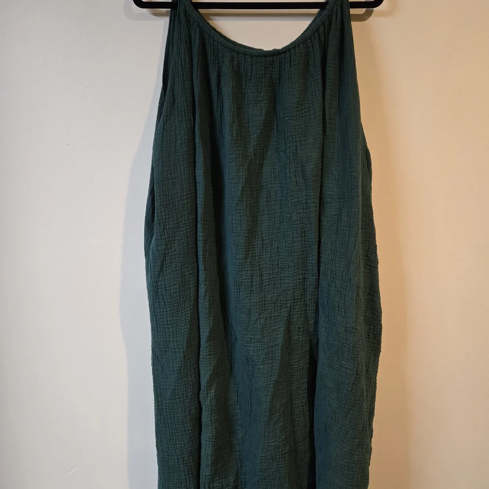 👙Kona Sol Deep Green Textured Dress - Picture 4 of 5